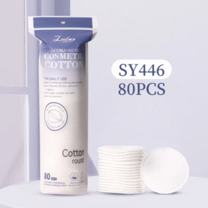 LMLTOP Double Faced Cosmetics Cotton Pad – 80Pcs